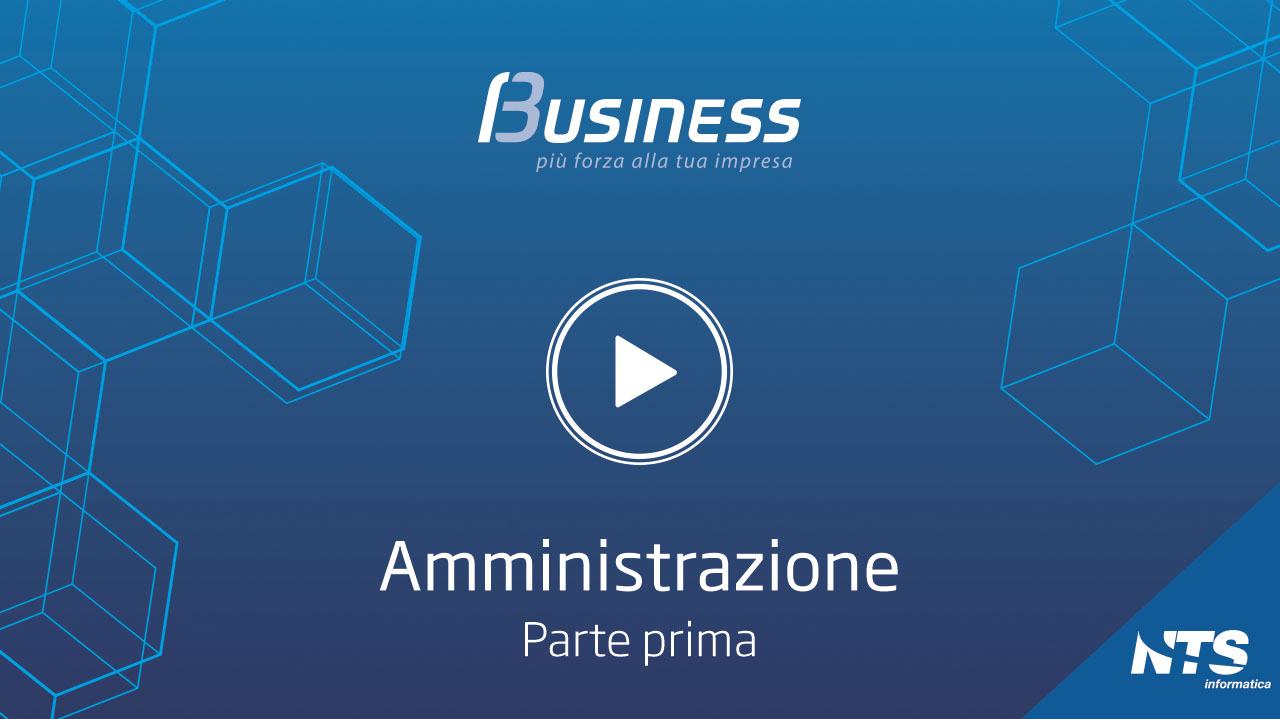 BusinessCube video Amministrazione 1