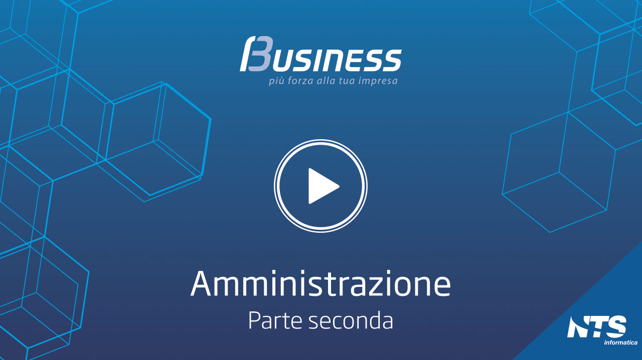 BusinessCube video Amministrazione 2